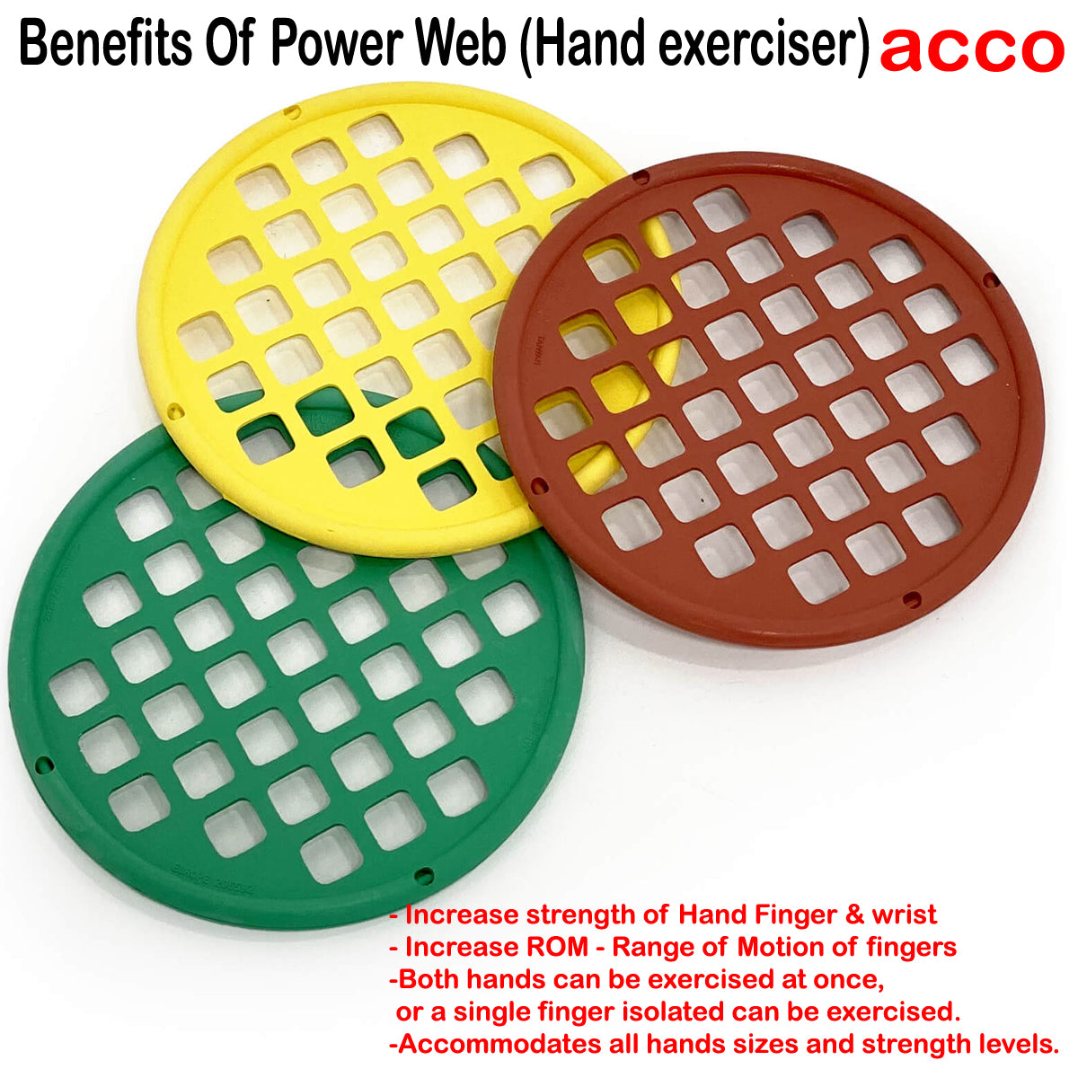 Power web Hand and finger exerciser Size 14"