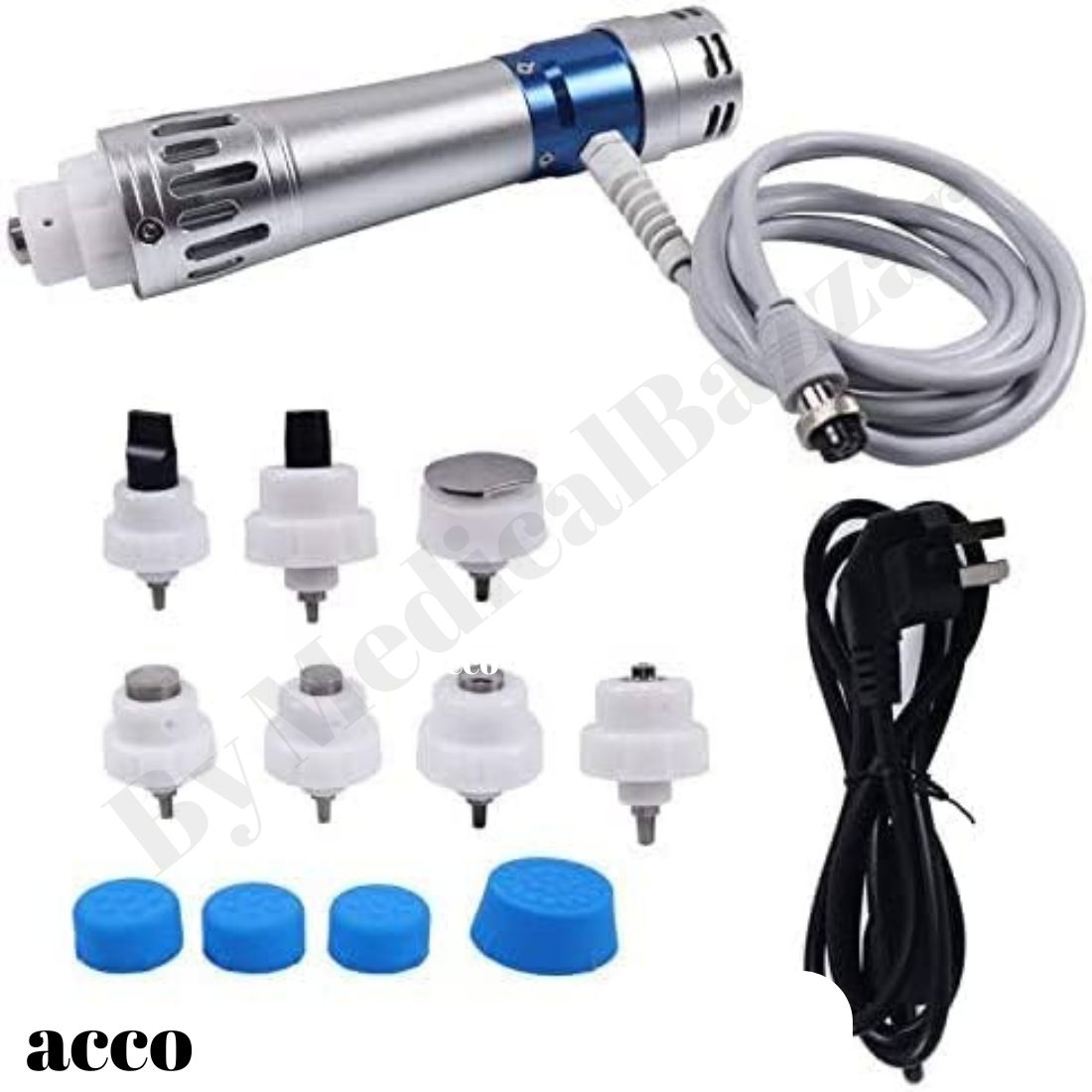 acco Portable Shockwave Therapy Machine with 7 Heads