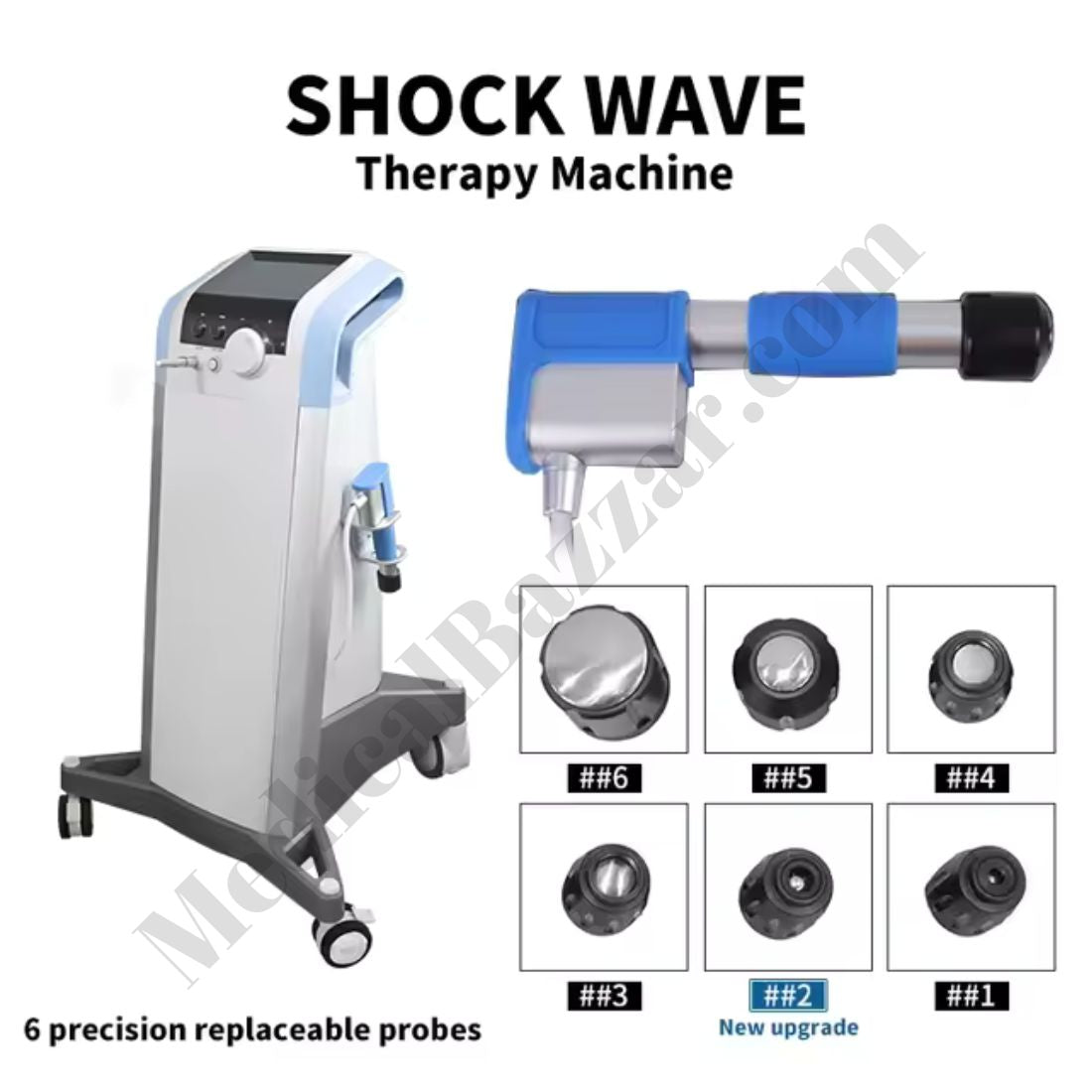 Shockwave Therapy Machine (8 Bar) Floor Model