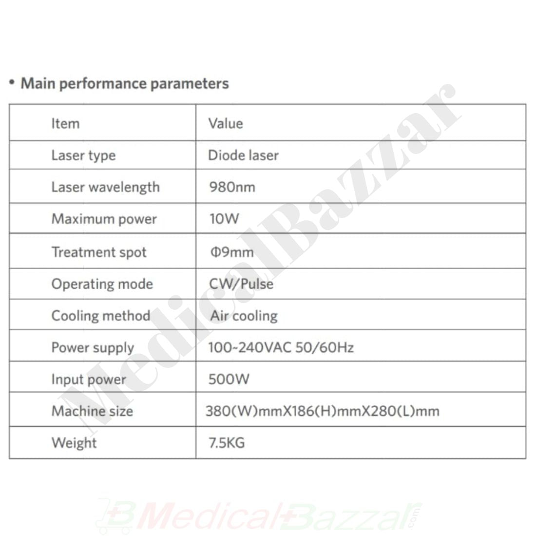 Smart Laser Therapy Unit (Power: 10 Watt) Class IV