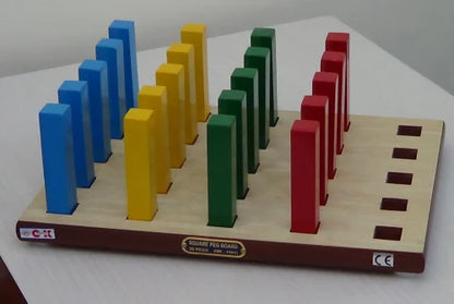 acco Square Peg Board 20 Pegs