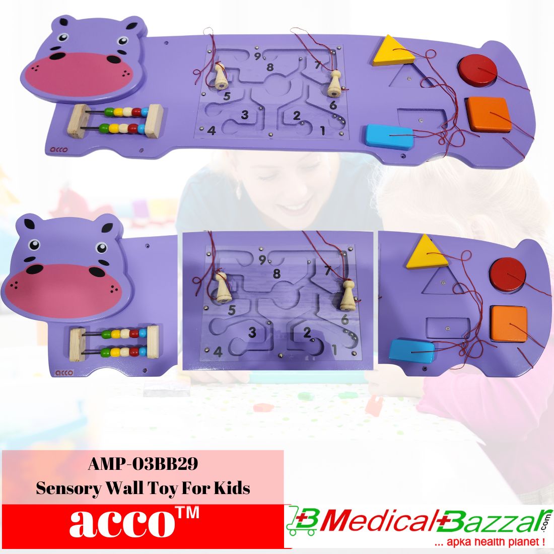 acco Sensory Wall toy For Kids